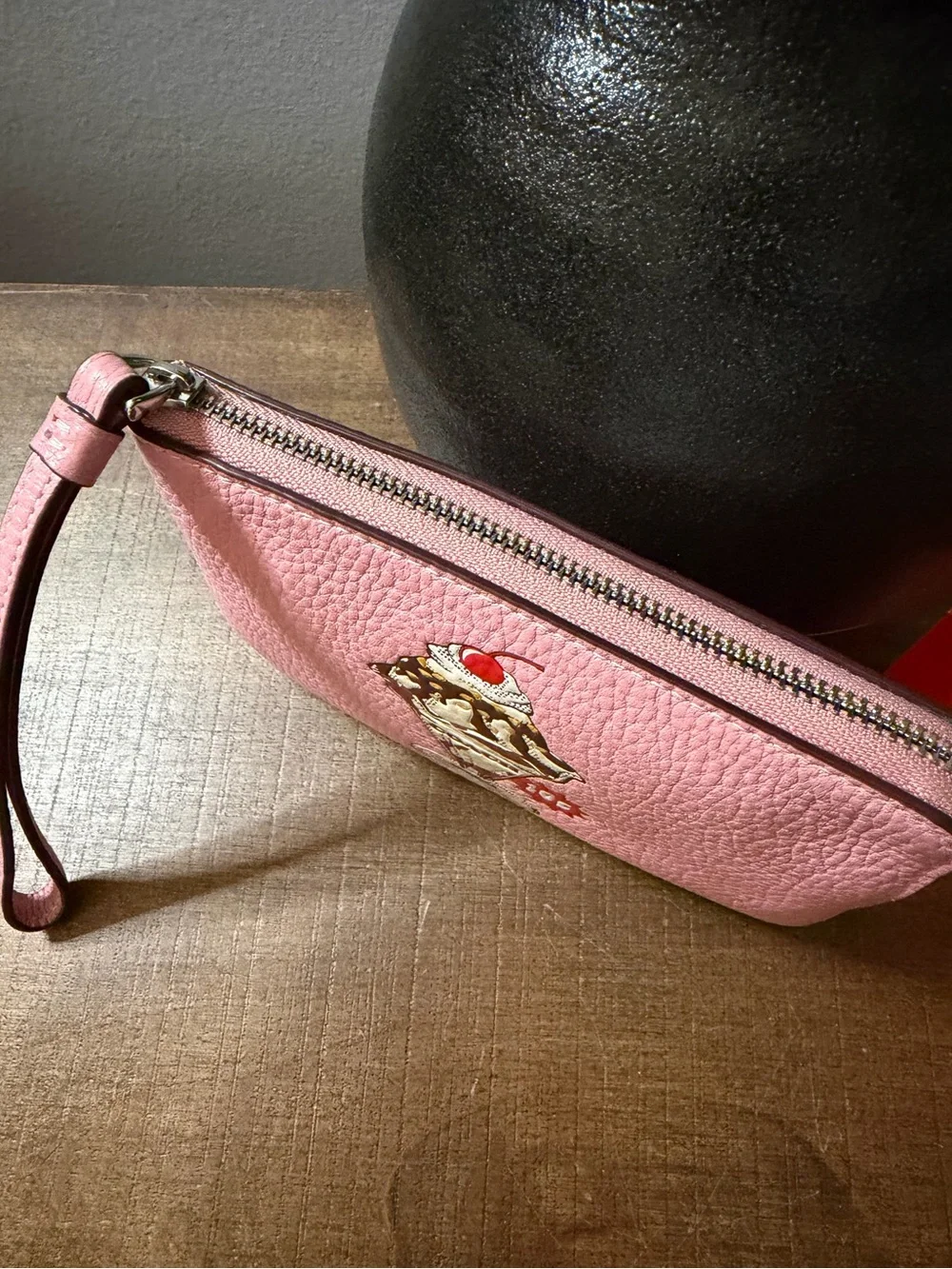 Coach Pink Sundae Wristlet